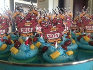 crawfish boil cupcakes 