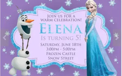 Kid’s Party Themes – Frozen