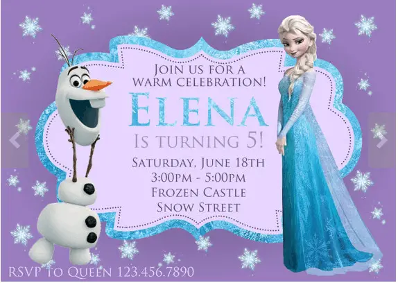 Kid’s Party Themes – Frozen