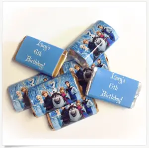 candy wrappers for frozen party