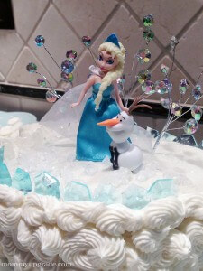 frozen birthday cake topper