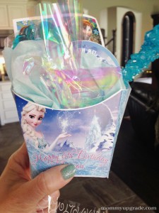 close up of frozen party favors