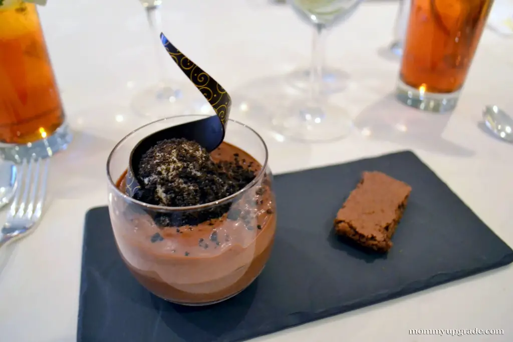 chocolate dessert from the mansion on turtle creek dallas