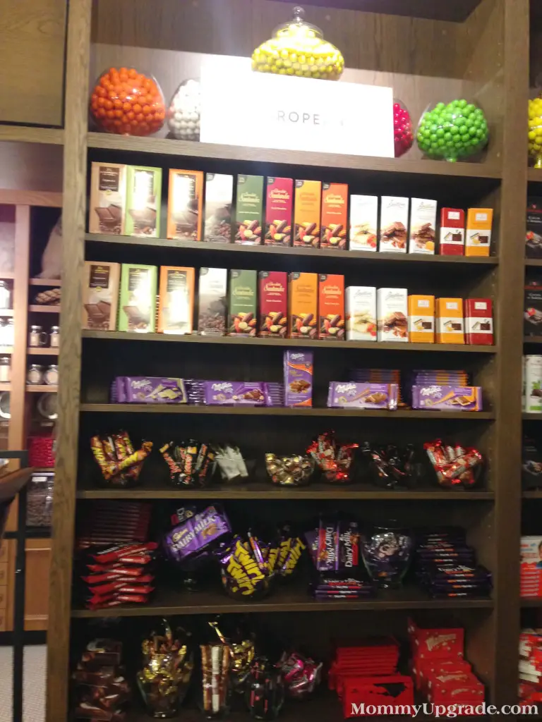 candy display at lolli and pops frisco