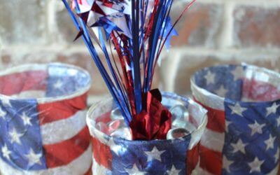 July 4th Candle Holders