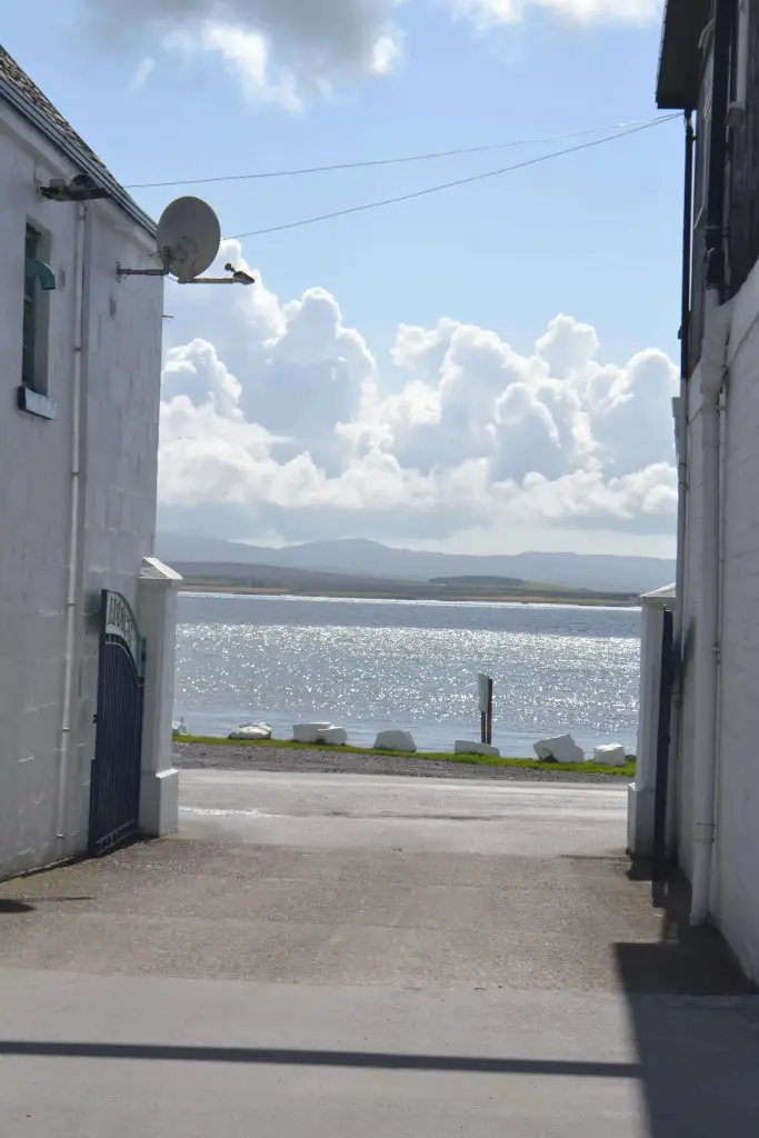 View of the sea at Bruichladdich