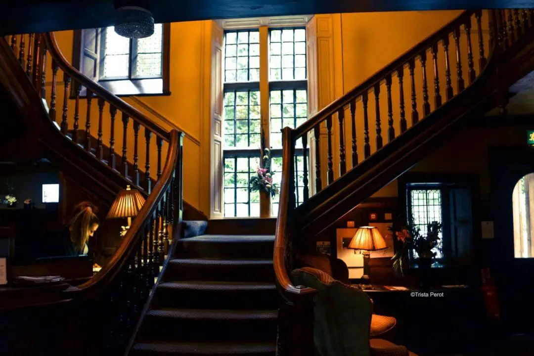 staircase at Whitley Hall Hotel
