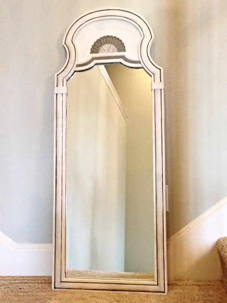 chalk paint mirror redo