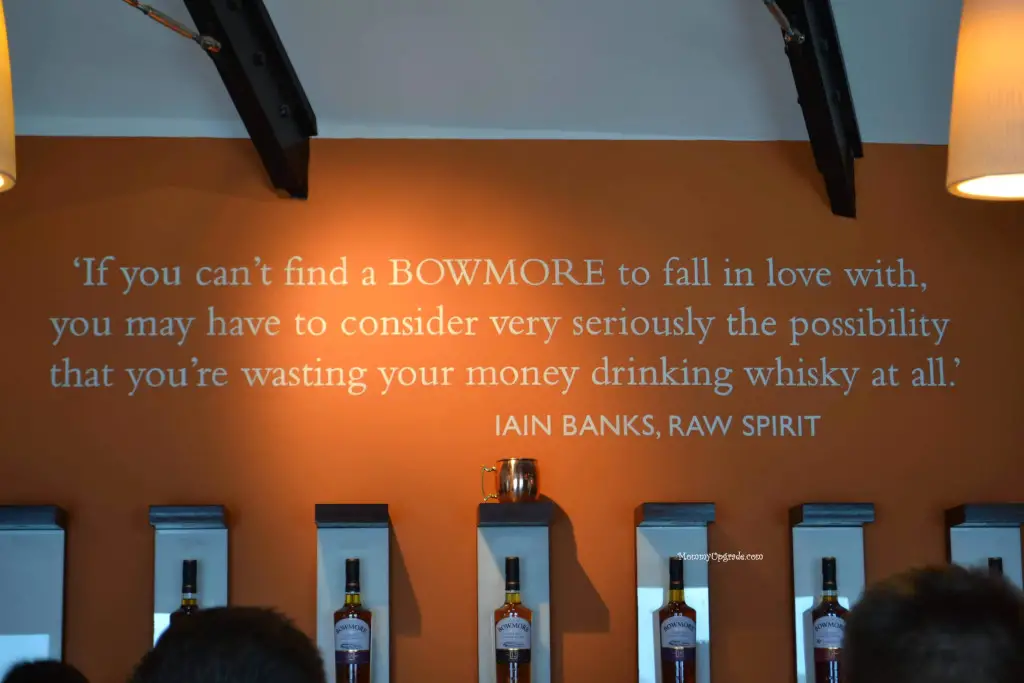 quote at bowmore distillery