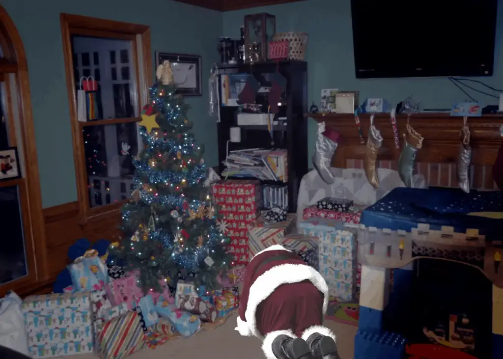 Santa on the floor Santa on the floor