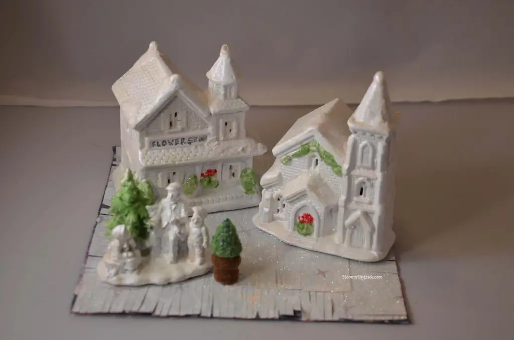 White Christmas village White Christmas village