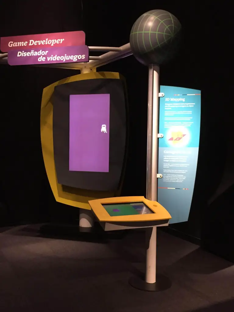 game developer display