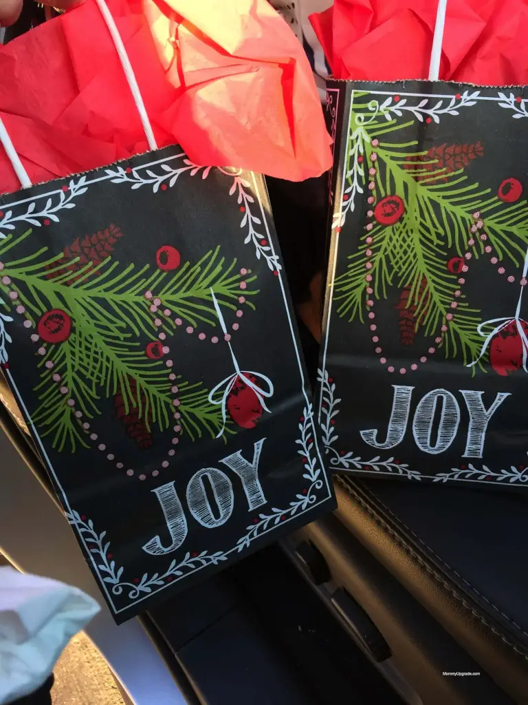 shopping bags at the vintage house