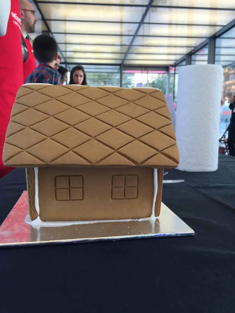 start of gingerbread house compeition start of gingerbread house compeition