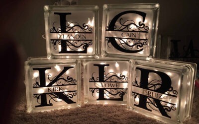 DIY Decorative Glass Block Crafts