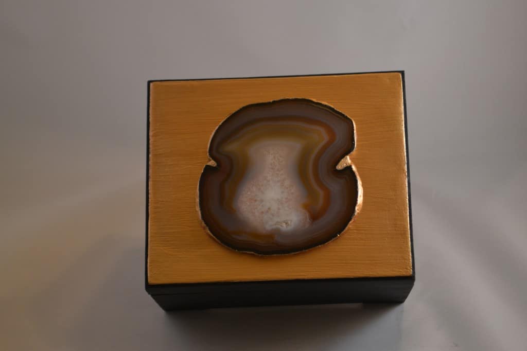 agate jewelry box