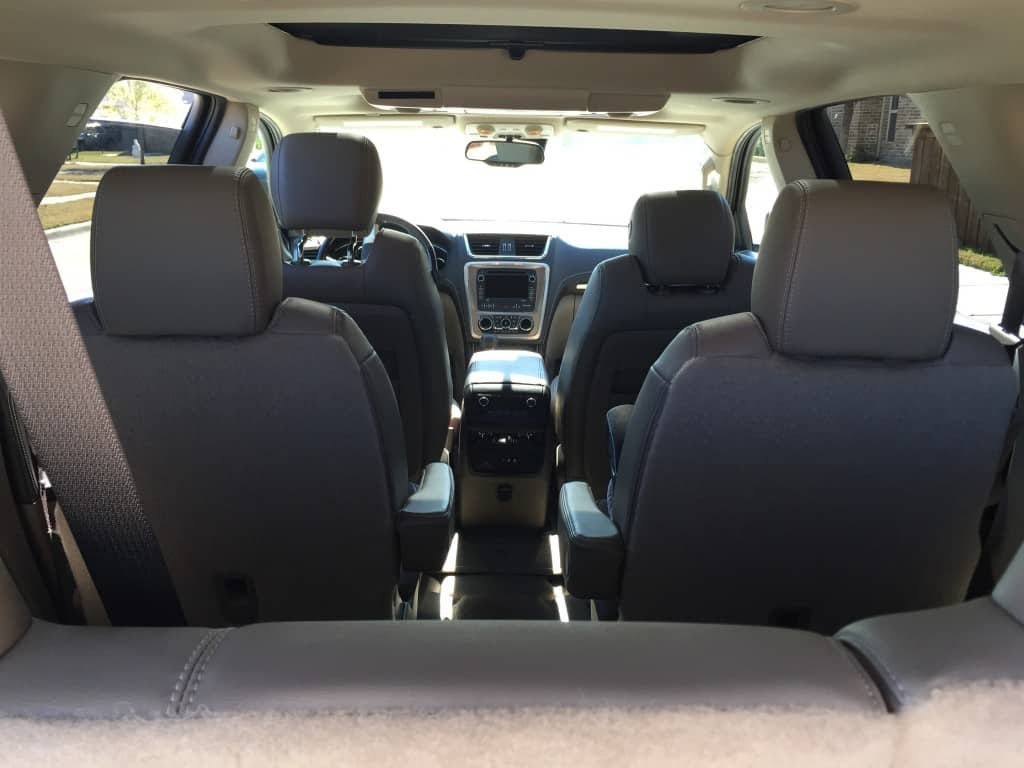 three rows of seats in gmc acadia denali