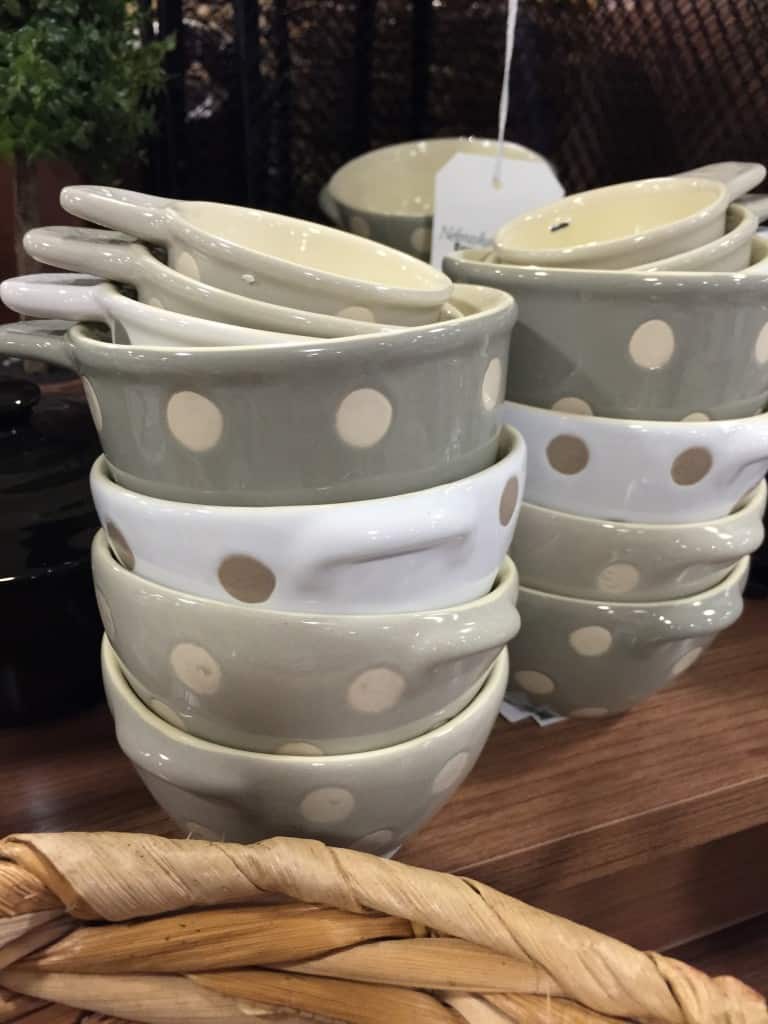 Glazed china bowls