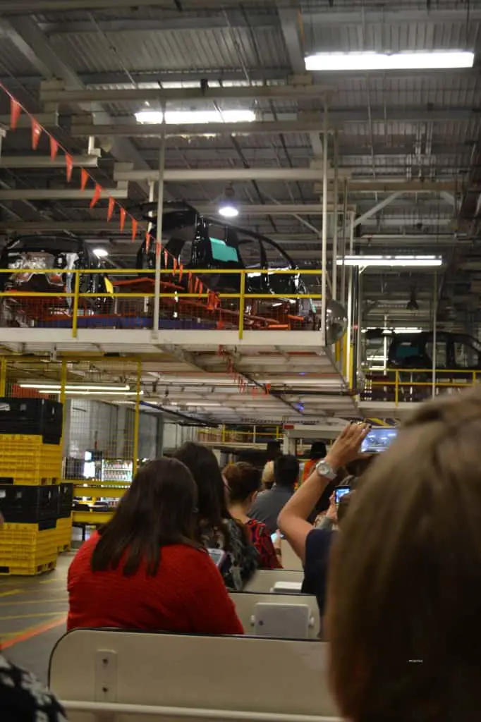 tour trams at GM Arlington