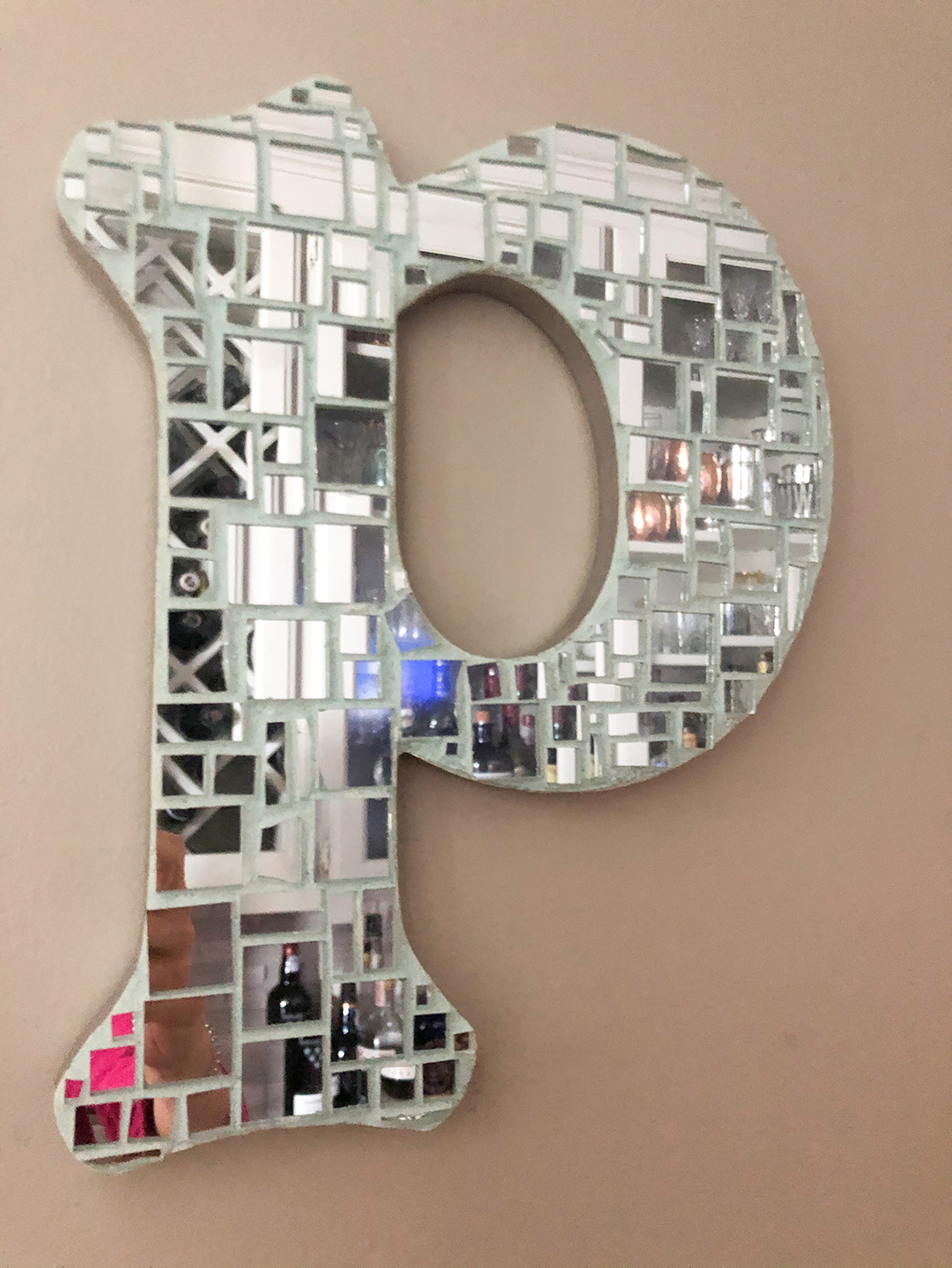 Mosaic mirror tiles