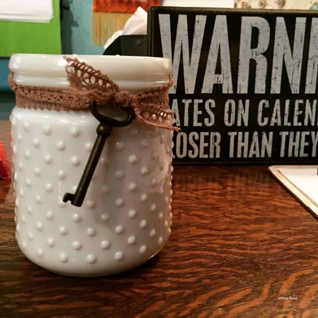 great candle from Cowboys and Daisies
