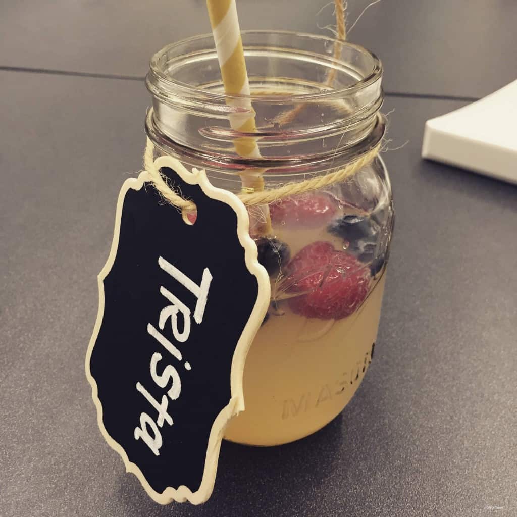 Juice with name tag Juice with name tag