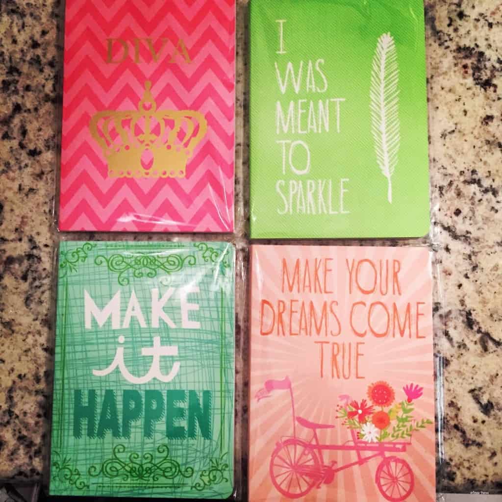 notebooks from Michaels