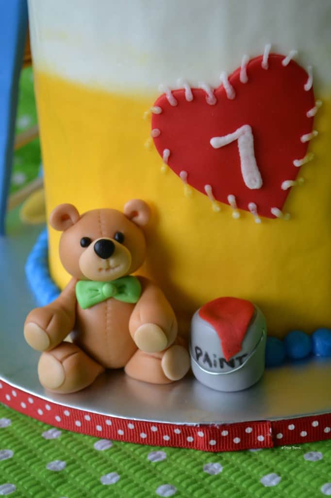 7 year old build a bear birthday cake