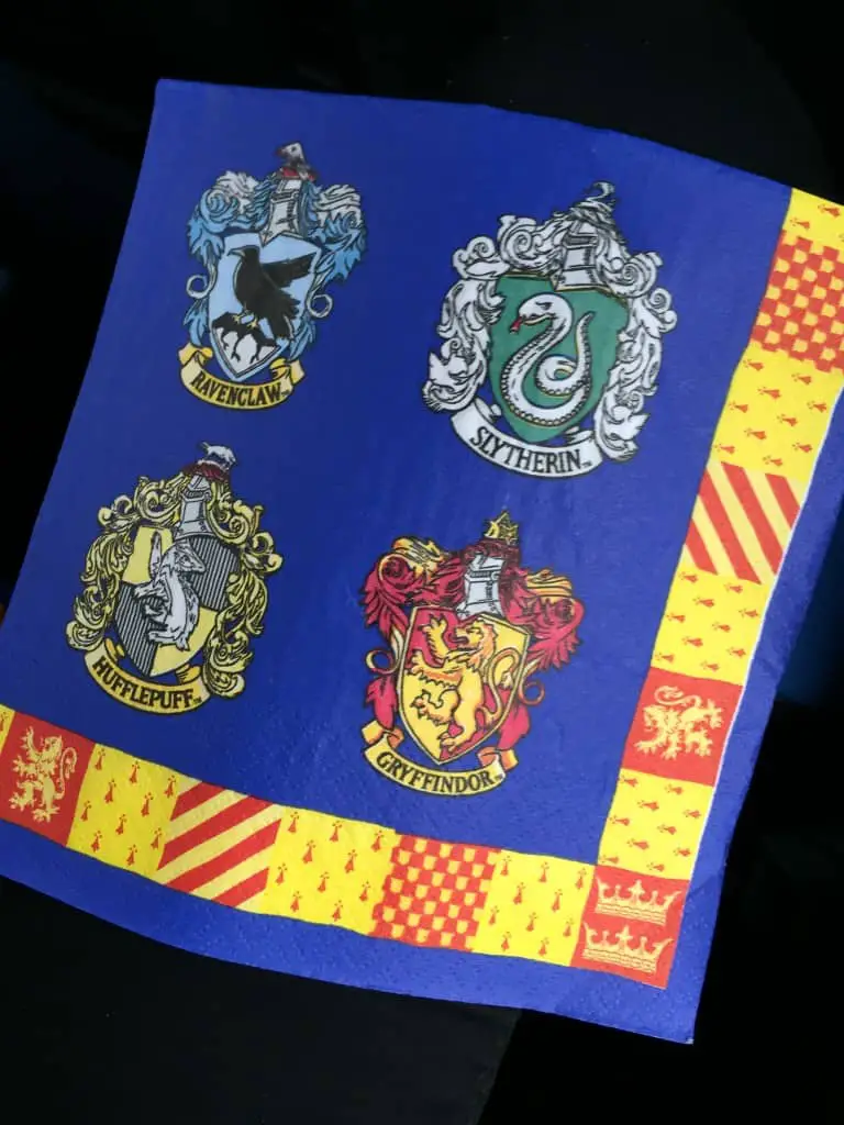 harry potter napkins