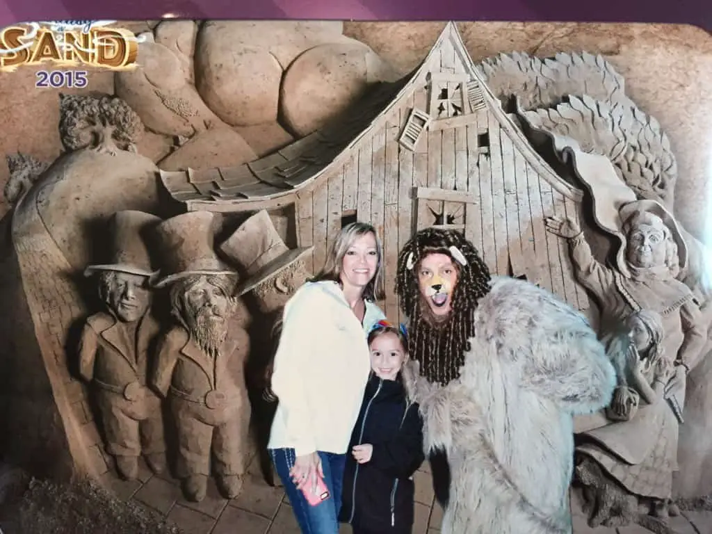 Lion at Fantasy in Sand