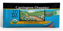 carrington organics chamomile tea