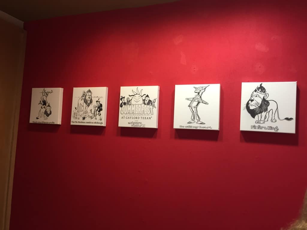 wizard of oz canvases at gaylord texan wizard of oz canvases at gaylord texan
