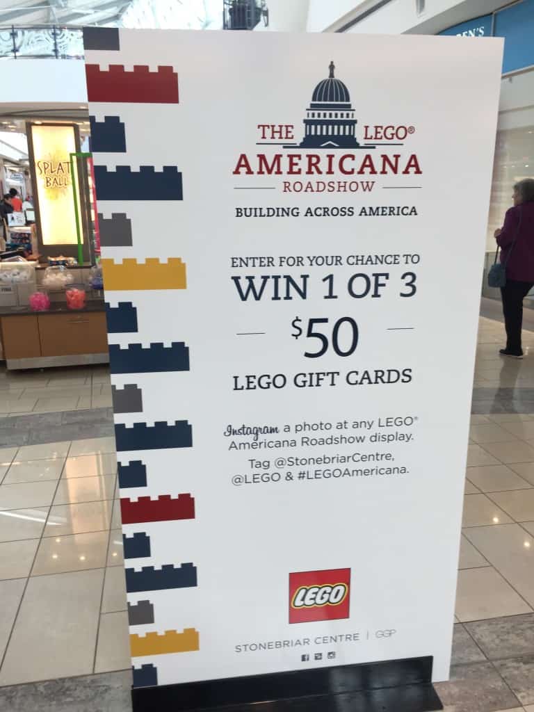 Contest with LEGO Americana Roadshow