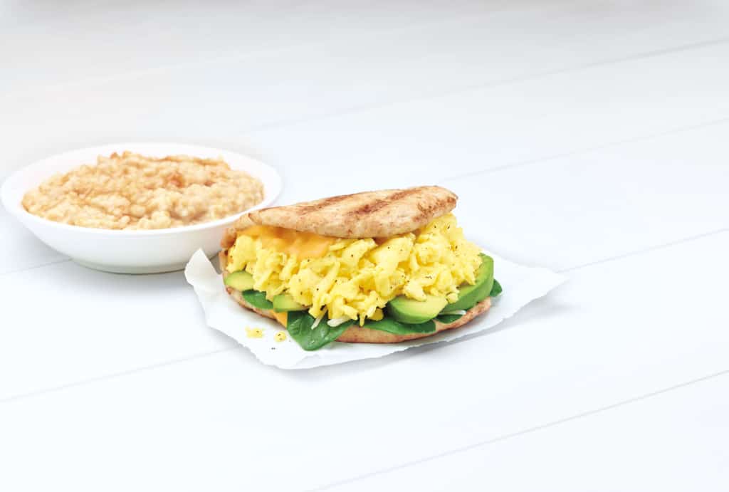 Avocado Spinach Power Flat with Oatmeal Avocado Spinach Power Flat with Oatmeal
