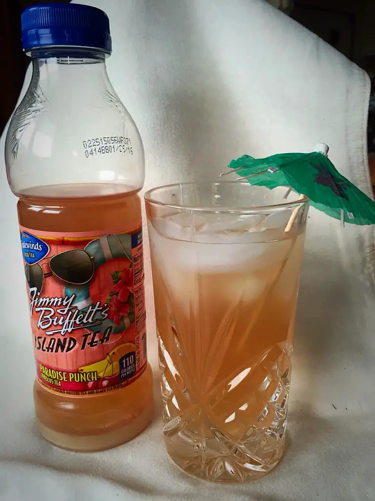 Jimmy Buffett paradise punch hibiscus tea