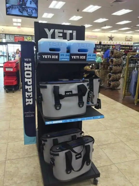 Yeti coolers at Buc-ee's Terrell