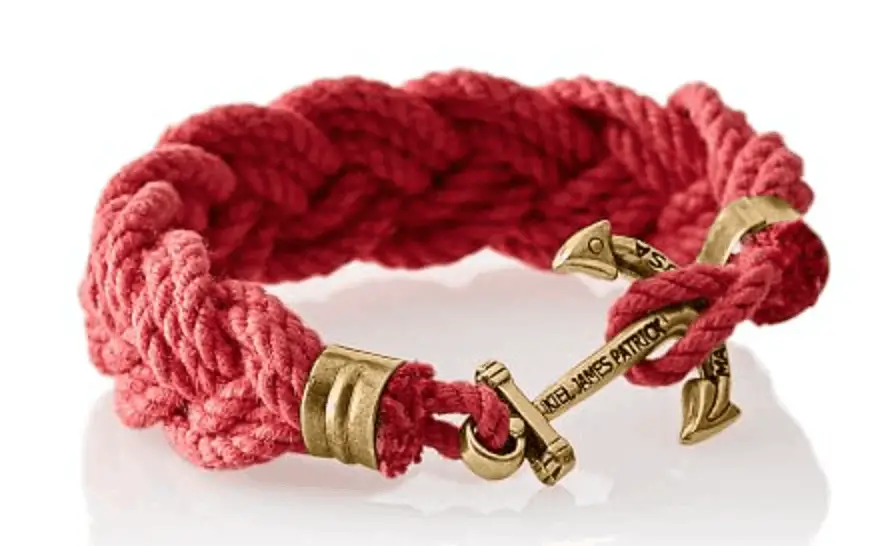 red nautical bracelets