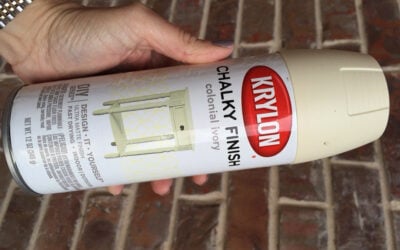 Chalk paint : Chalky Finish Spray Paint from Krylon