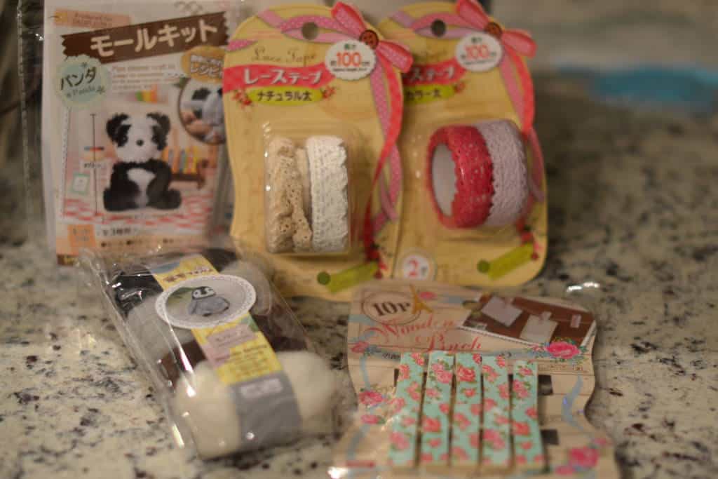 craft goodies from DAISO