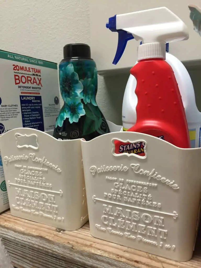 Daiso laundry buckets
