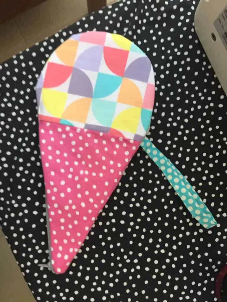 Sew Fun Studios ice cream wristlet