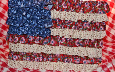 DIY Fabric Ruffle Flag