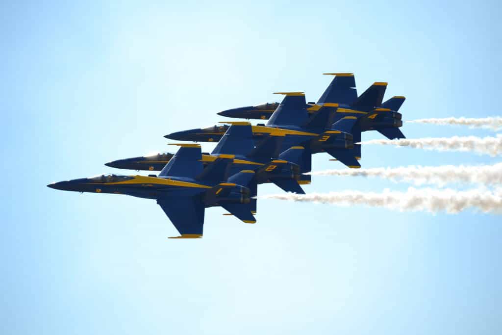 The Blue Angels at Fort Worth Alliance Air Show