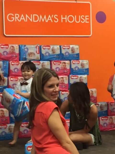 melissa rycroft at huggies event