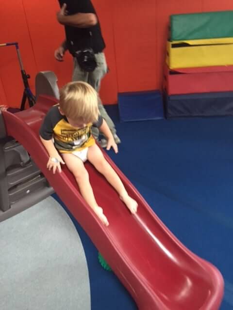 slide at kidville