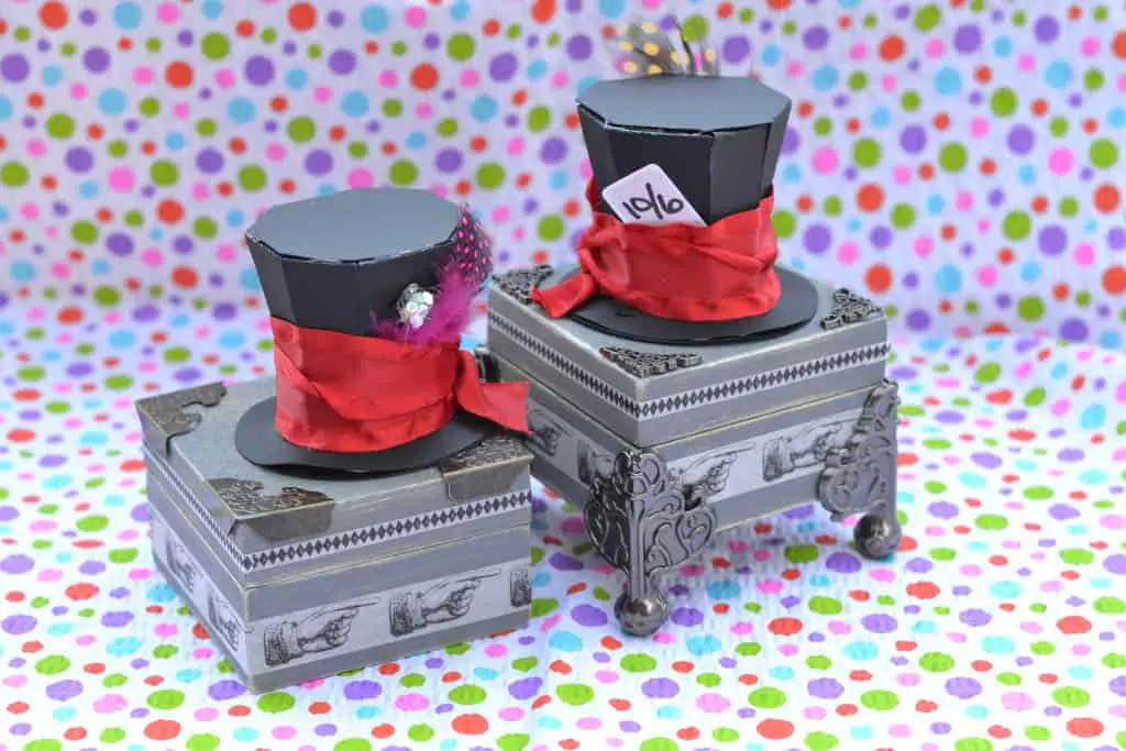 mad hatter keepsake box