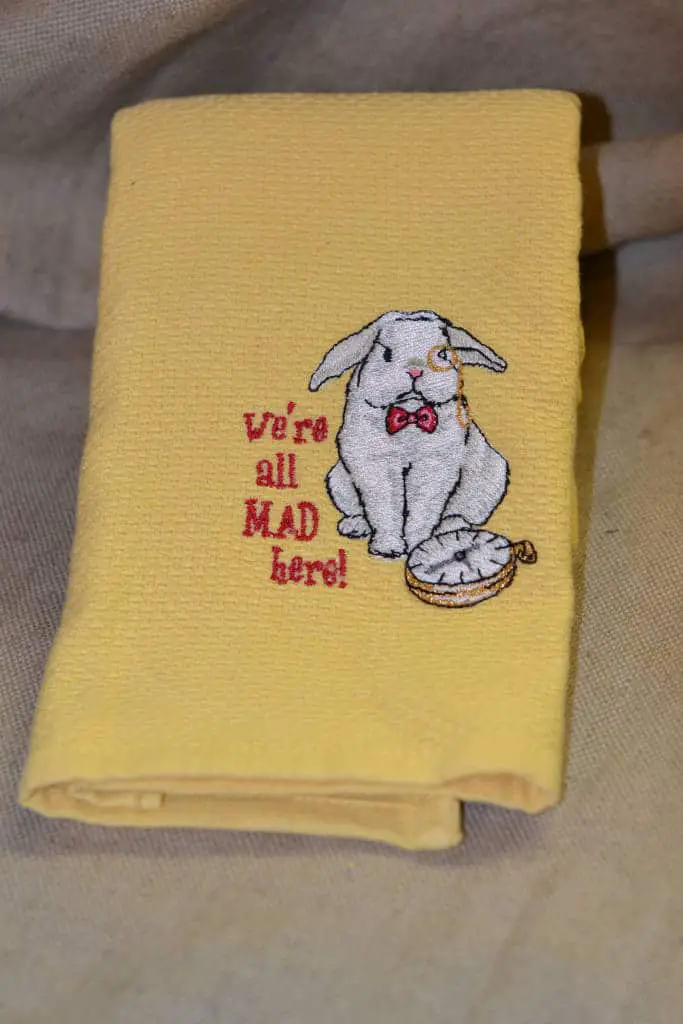 mad hatter tea towel mad hatter tea towel