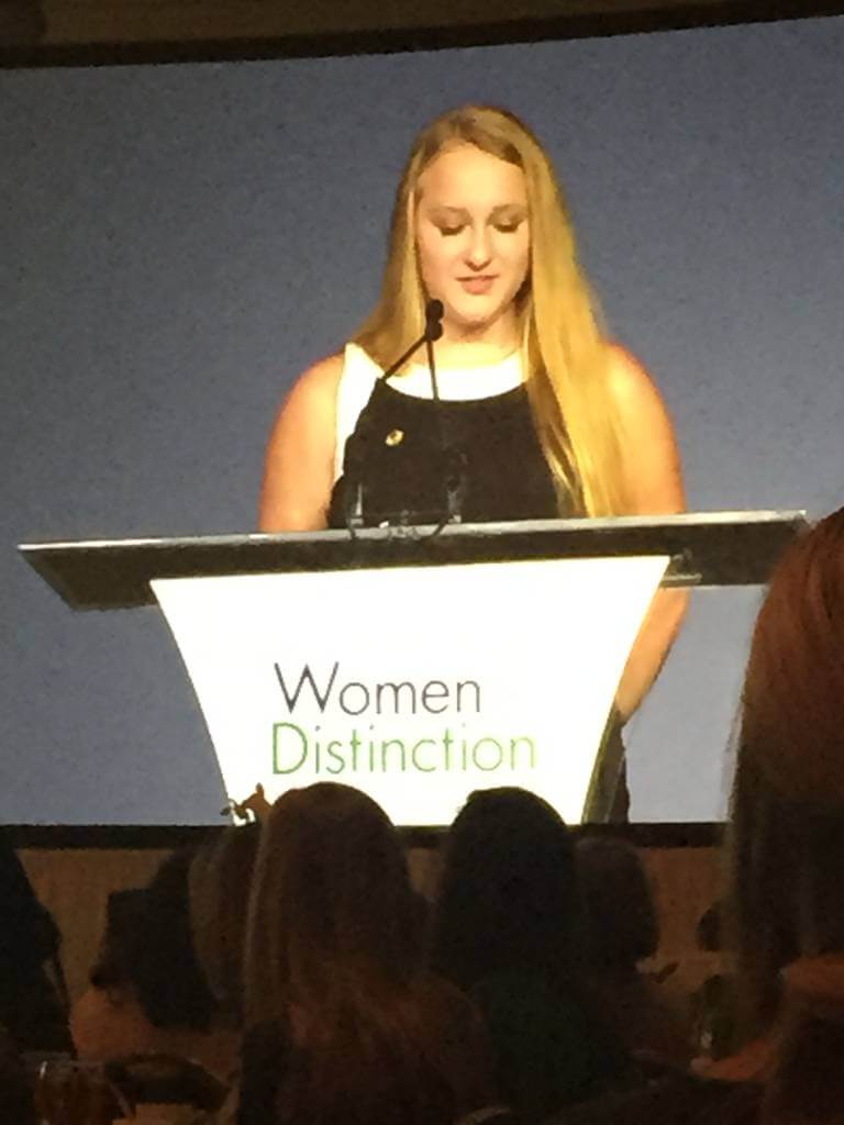 Devin Bray recognized at Girl Scouts Women of Distinction