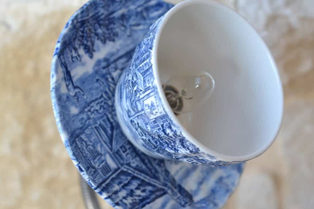 tea cup lamp