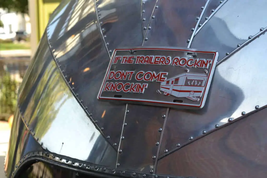 back of Ida Claire airstream back of Ida Claire airstream